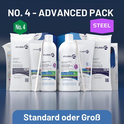 Mr. Fuss No. 4 Advanced Pack Steel Anti-Hornhaut, Anti-Zuwachs System 4 tlg.