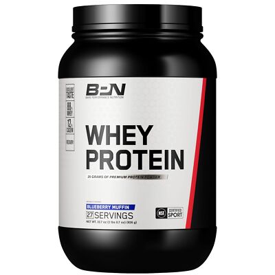 BARE PERFORMANCE NUTRITION BPN Whey Protein + Casein Protein Powder Blend Blu...