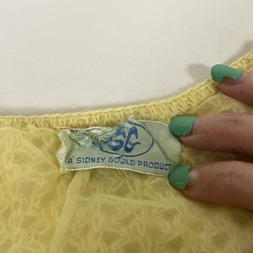 Vintage 60s Cardigan Sweater Sidney Gould Hand Knit Crewel Button Up Textured - Picture 3 of 6