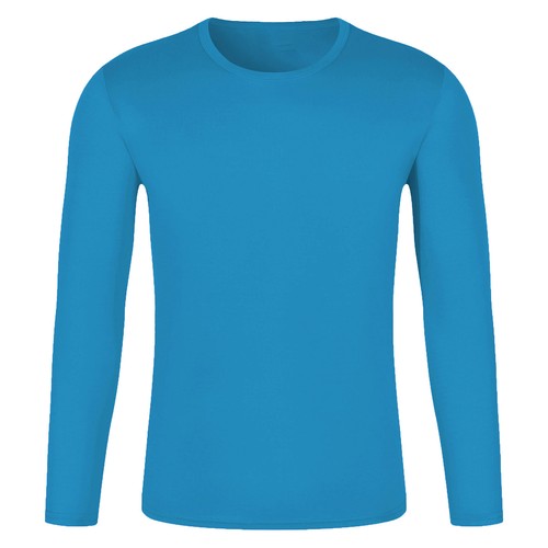 Para hombre Mangas Largas Compresión Falsa Cuello Camisas de Natación Atlético Entrenamiento Camiseta - Imagen 71 de 161