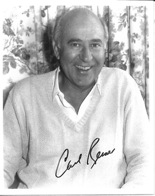 Carl Reiner +2020  Original Autogramm DinA4 ! persönlich gesammelt !