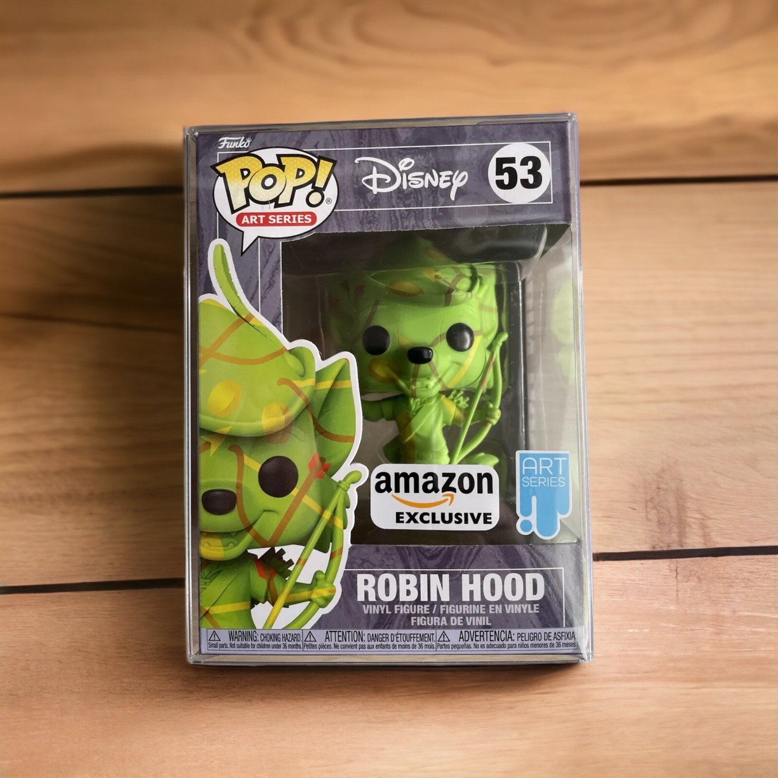 Funko Pop L Robin Hood L #53 L Serie De Arte L Exclusiva De Amazon L Disney