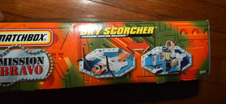 Rare MATCHBOX 1998 MISSION BRAVO SKY SCORCHER NEW UNOPENED NOS - Image 4 of 4