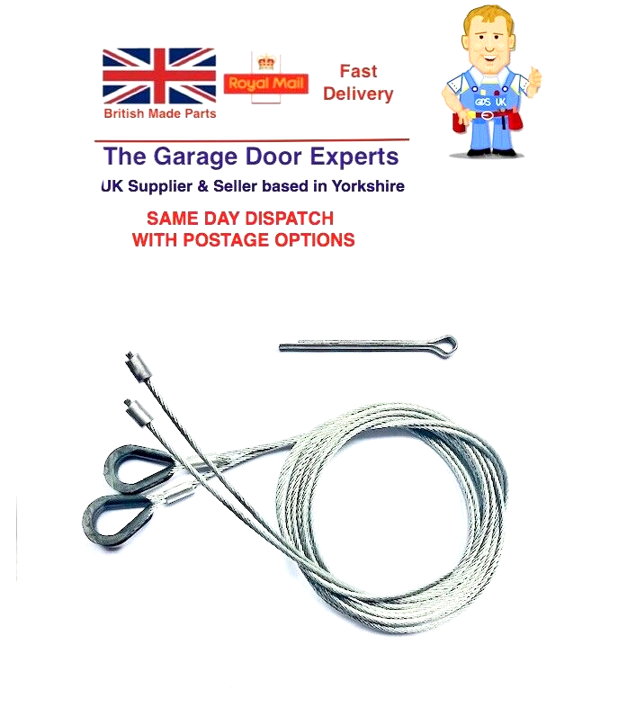 Wickes B&Q WESSEX Safelift Anti Drop Cables Lift Wires, Garage Door