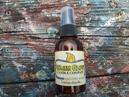 Warm Glow Candle  SNICKERDOODLE Atomizer Fragrance Spray Scent Oil  2 oz