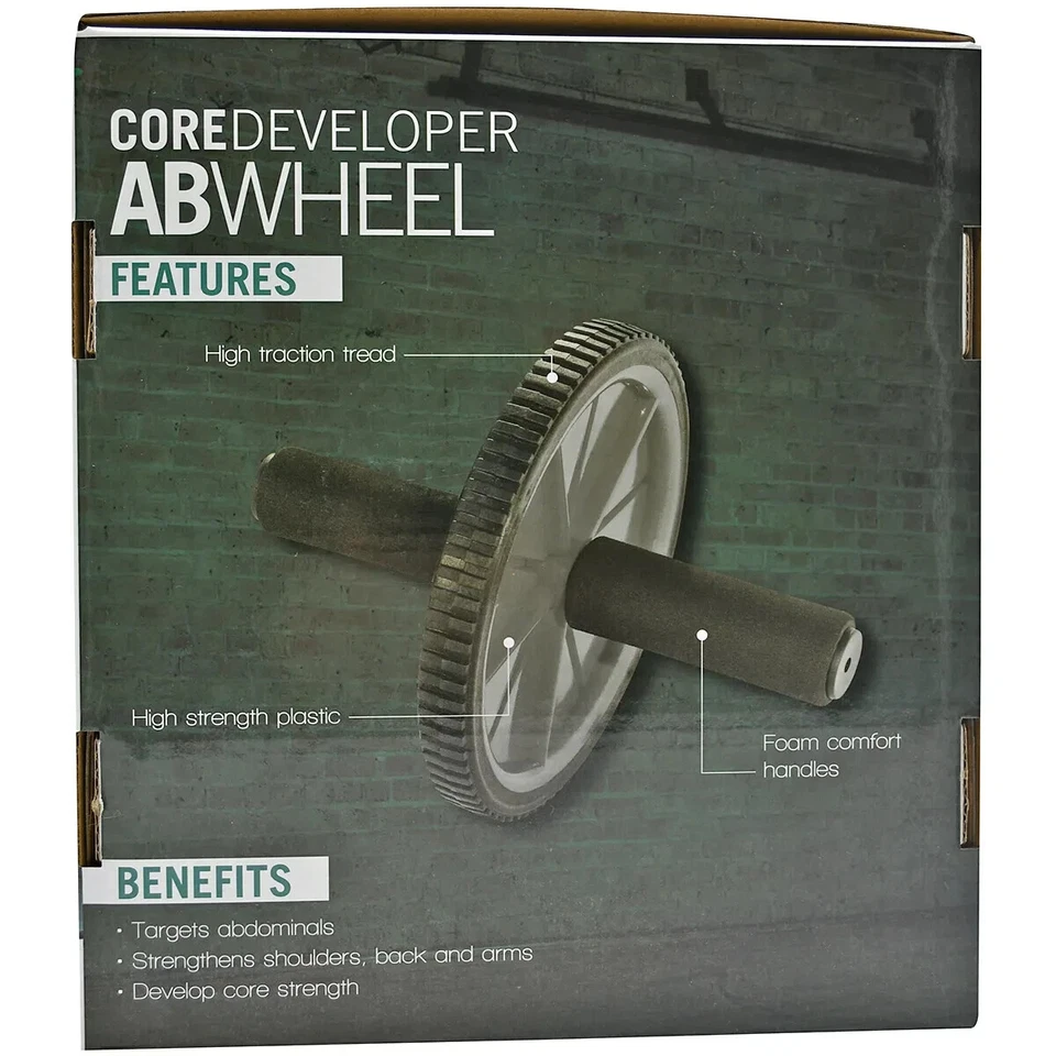 Ab Wheel Roller Warrior de Natural Fitness Core Developer Fitness Gimnasio Equipo Foto 3 de 3