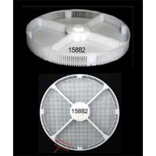 Basket Insert Plastic 4 Divisions For Greiner ACS900 Ø80mm Height 8mm - HC15882 - Picture 1 of 1