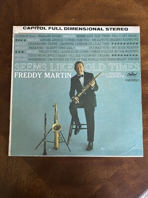 Freddy Martin  Seems Like Old Times  1961 LP  Capitol  ST- 1486