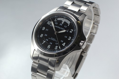 Hamilton Khaki Field King H644550 Day Date Automatic Men's Watch Ship From JAPAN - Picture 4 of 12