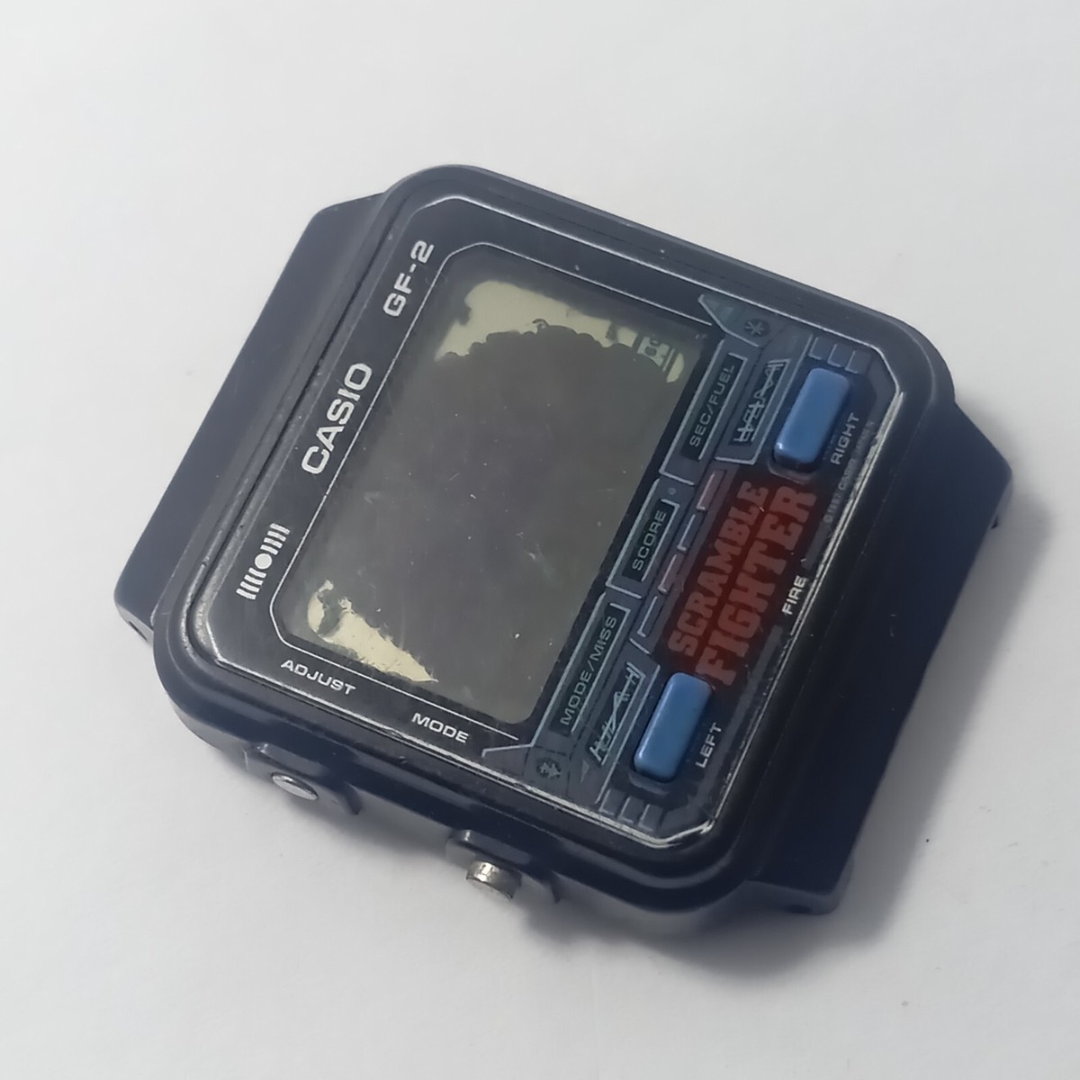 Rare Vintage Casio GF-2 685 Scramble Fighter Game Japan Watch For