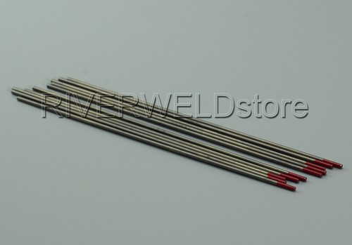 2.0mm x150mm 2% Thoriated WT20 Red TIG Welding Tungsten Electrodes Pack of 10 - Picture 3 of 6