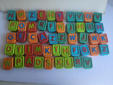 VTech Sit-to-Stand Alphabet Train Replacement Double Sided ABC Blocks 50pcs