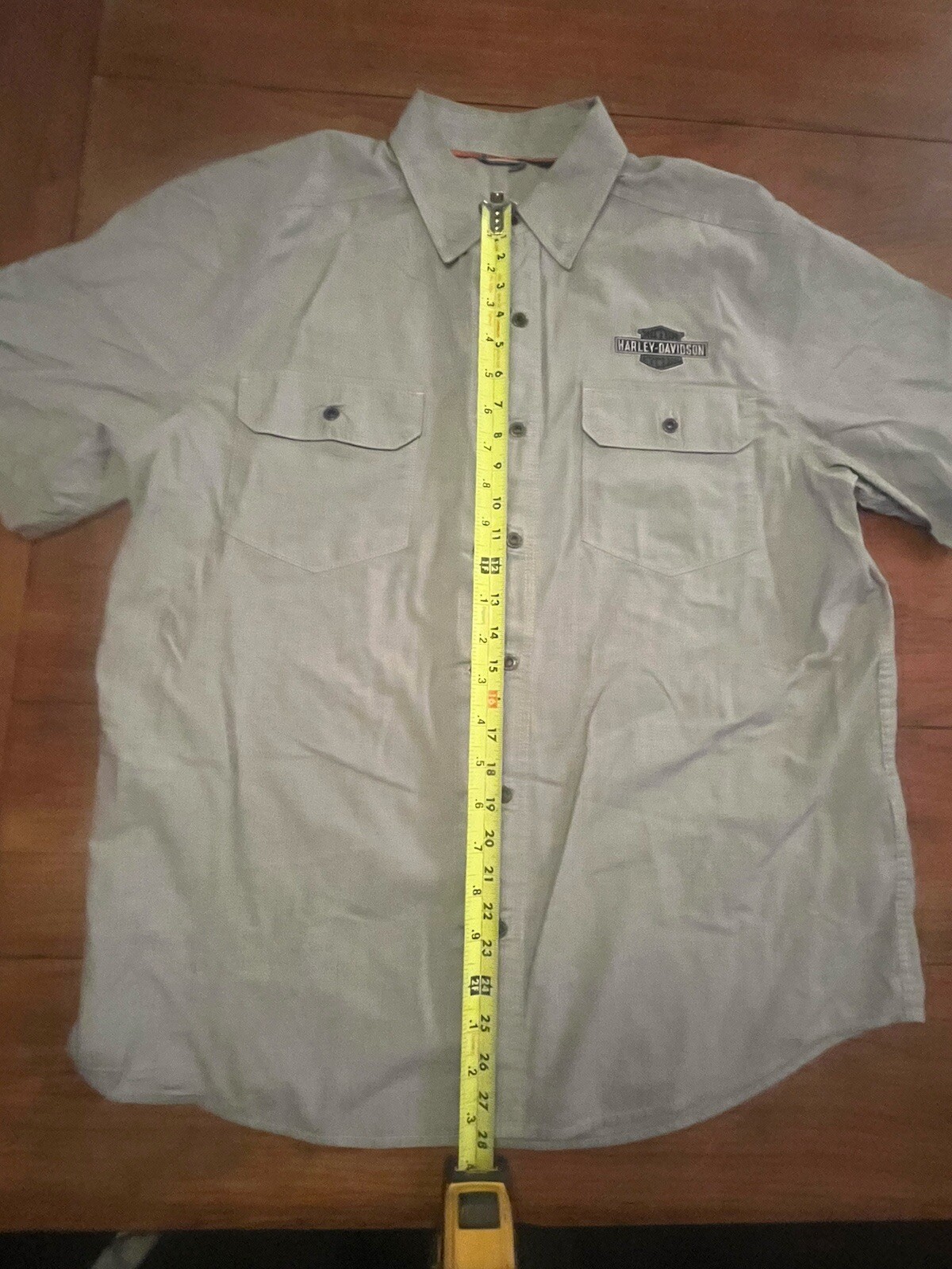 Harley Davidson Performance Button Up Embroidered… - image 10