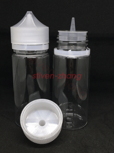 Bottiglia contagocce lunga PET 60 ml 100 ml 120 ml a forma di penna doppia prova bambino - Foto 4 di 5