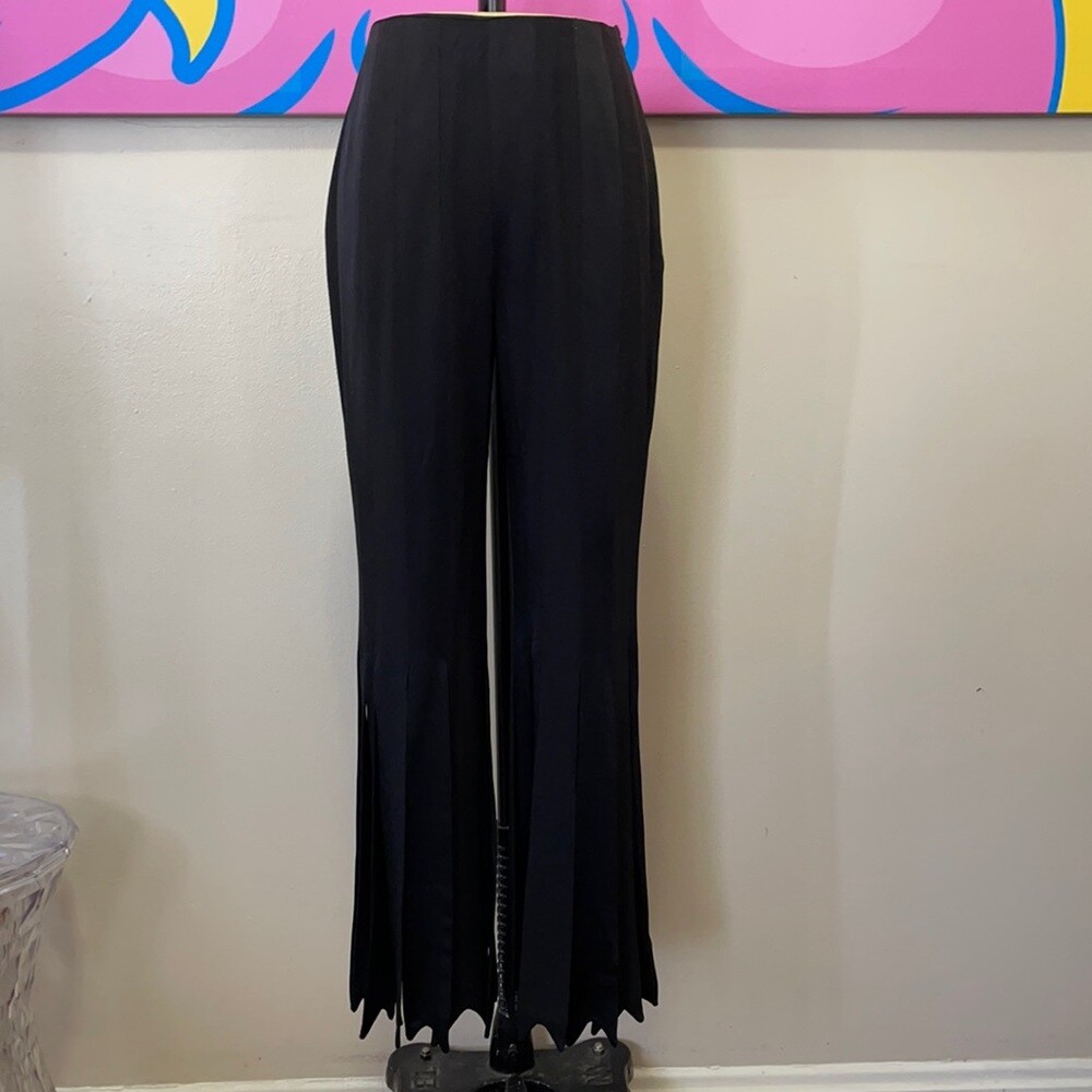 Moschino 25SS パンツ ブラック系 Made In Italy Moschino Cheap Chic Black Satin Car Wash Pants | eBay