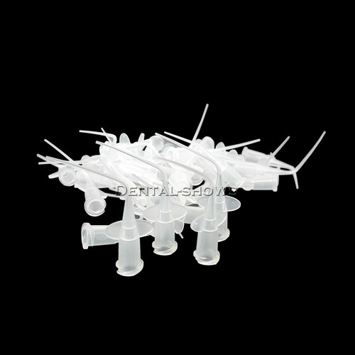 Puntas de jeringa de aguja de riego endo dental de 50 piezas punta de irrigador desechable 0,25 mm - Imagen 2 de 5