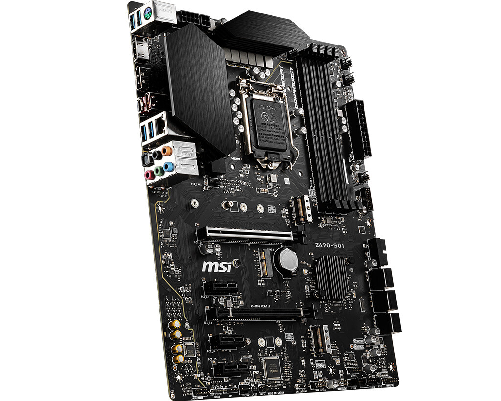 超特価激安 Motherboard Z490-S01 MSI Intel 2xM.2 ATX DDR4 1200 LGA Z490 マザーボード