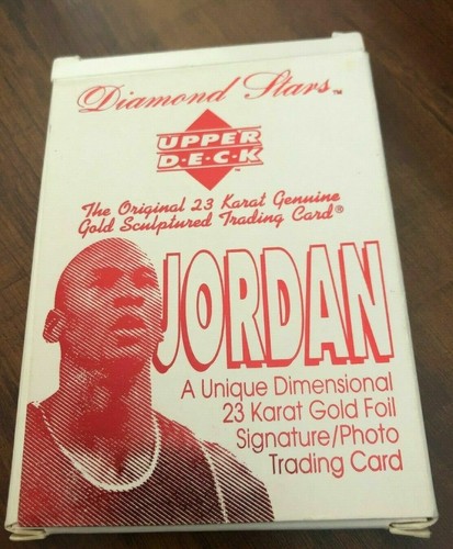 Michael Jordan 1996 Upper Deck Diamond Stars 23K Gold Sculptured Card - Picture 5 of 6
