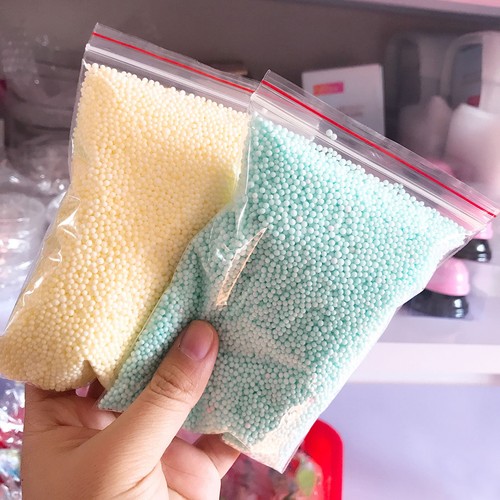 Warm colors snow muds particles accessories tiny foam beads slime balls sup_da - Picture 2 of 15