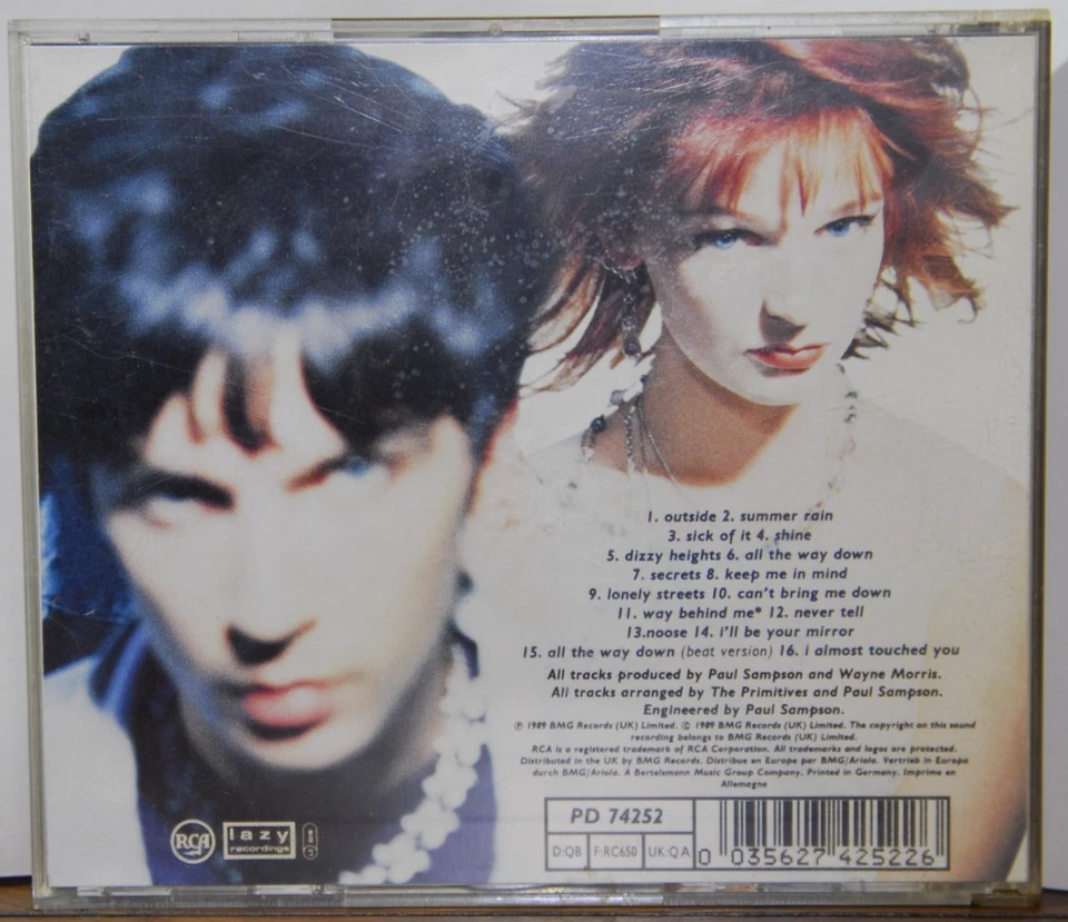 CD - RCA Records - Pure - THE PRIMITIVES - 1989 - Zustand Near Mint (1019) - Bild 2 von 4