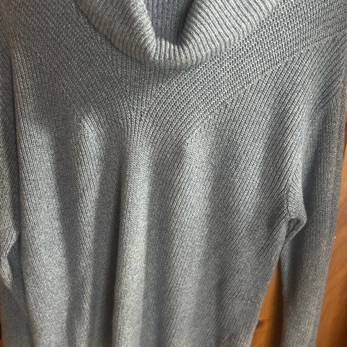 Talbots wunderschöner hellblauer langärmliger Damenpullover XL Wasserfallausschnitt – gebraucht, in einwandfreiem Zustand Bilder - Bild 5 von 10