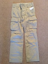 Gap Kids Boy  s Khaki Cargo Pants Size 8 Adjustable Waist NWT New with tags