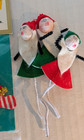 Vtg Kitschy Kmart Santa Elf Christmas Tie On Ornaments Decorations NOS Lot (H3) — photo 7
