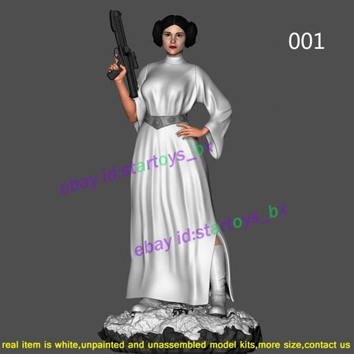 Princess Leia Girl 1/12 1/8 1/6 1/4 1/3 Unpainted Model Kit Unassembled 5 Ver. - 第 7/17 張圖片