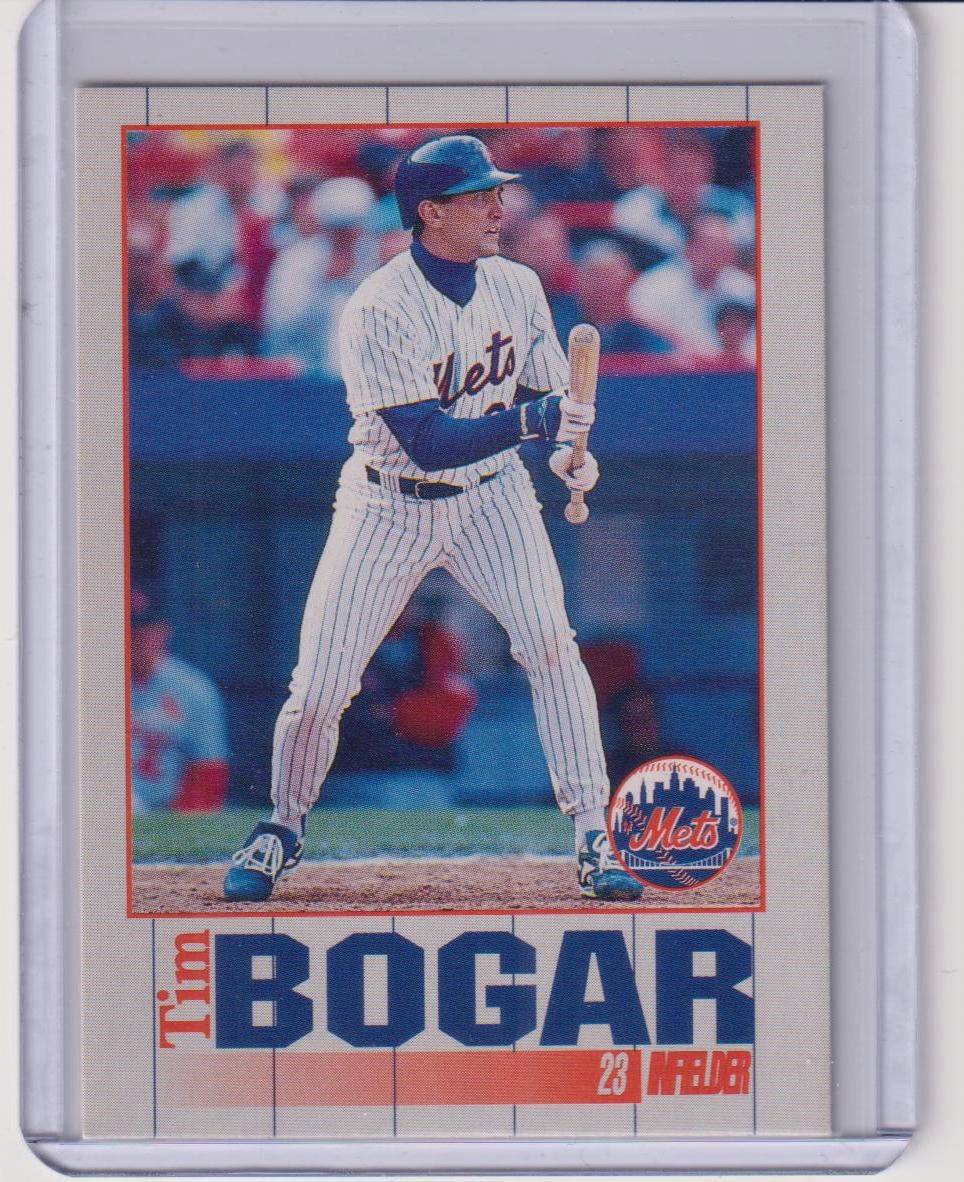 1995 Kahn's New York Mets #NNO Tim Bogar