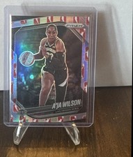 2025 Panini WNBA Prizm A'ja Wilson #76 Logo Aces