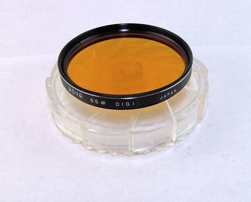 Hoya Photo Filter 55mm Orange Vintage Kamera Objektiv Rundgewinde Japan
