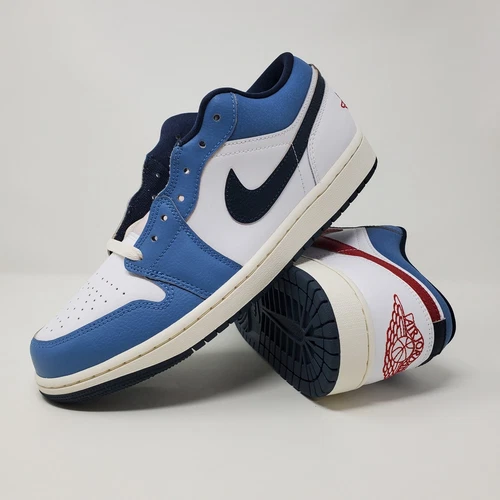 Nike Air Jordan 1 Retro Low SE Motion White Armory Navy HM3711-144 Men's Size 9