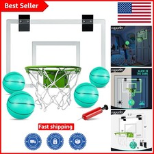Indoor Glow in the Dark Basketball Hoop - Compact Fun for Teens Adults