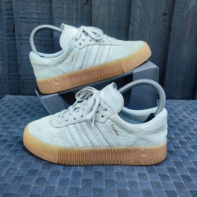 Adidas Originals Samba Rose Damen Sneaker Green Gum Reptile Sneaker UK 3,5