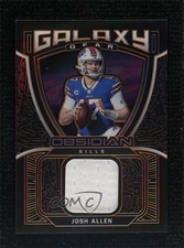 2021 Panini Obsidian Galaxy Gear Electric Etch Orange 37/75 Josh Allen 0fj5