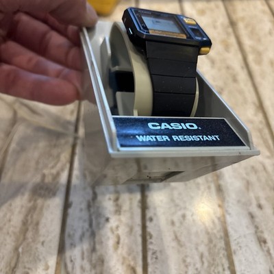 Vintage 1987 Casio Jp-100w Digital PULSECHECK Watch Made in Japan