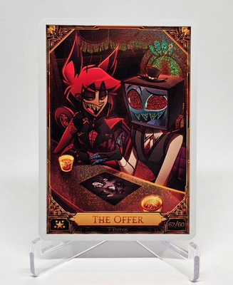 Hazbin Hotel Card Season 1 - THE OFFER 62/60 SECRET RARE FOIL
