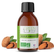 Huile végétale d'Amande Douce - 100% pure et naturelle - HEBBD - Green-storm
