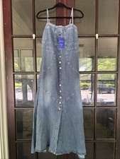 womens denim dress xl