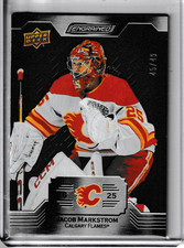 2023/24 UPPER DECK ENGRAINED JACOB MARKSTROM EBONY PARALLEL CARD #50 #d/49