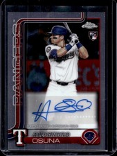2025 Topps Chrome Update Alejandro Osuna Auto Autograph RC Rookie #AC-AO Rangers