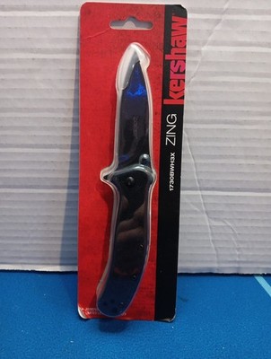 Kershaw Zing Linerlock Assisted Black G10 Folding Pocket Knife 1730BWH3X New