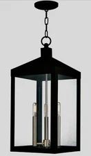 Livex Lighting 20587-04 Black Nyack 3 Light Outdoor