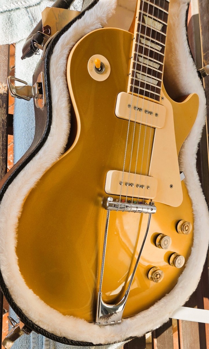 GIBSON LES PAUL 1952 GOLDTOP TRIBUTE 2009 PROTOTYPE OHSC & COA | eBay