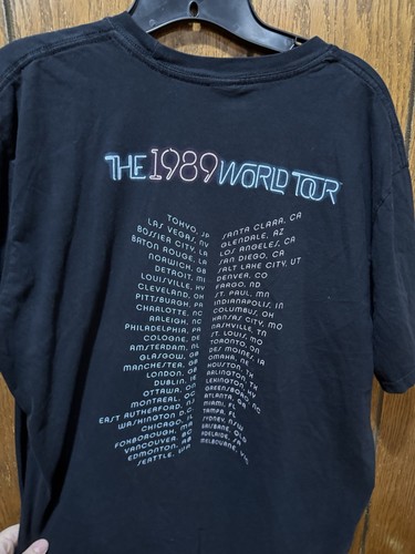 MAGLIETTA TAYLOR SWIFT THE 1989 WORLD TOUR XL MERCH UFFICIALE - Foto 5 di 5