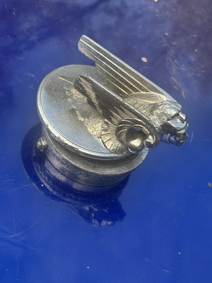 Tapa radiador Chevy 1929-31 vintage original Foto 2 de 4