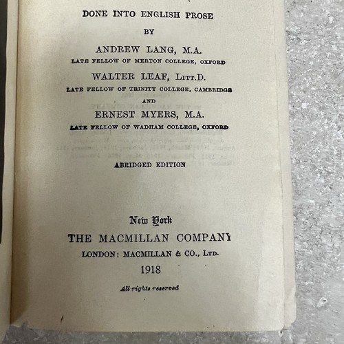 The Iliad of Homer Done into English Prose Hardcover 1917 Macmillan Pocket Book - Picture 5 of 5