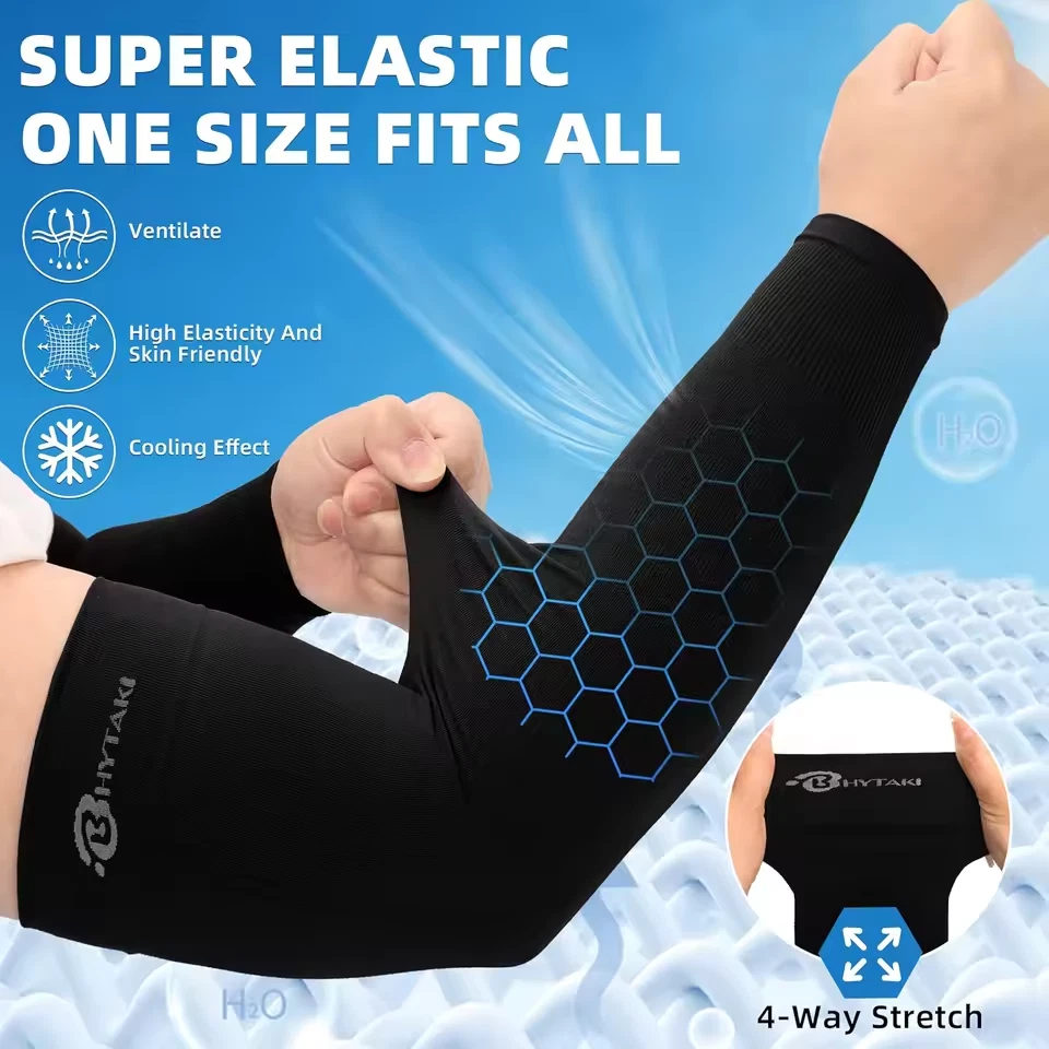 Cooling Arm Sleeves UV Sun Protection UPF 50 Sports Golf Fishing Men Women
Opens in a new window or