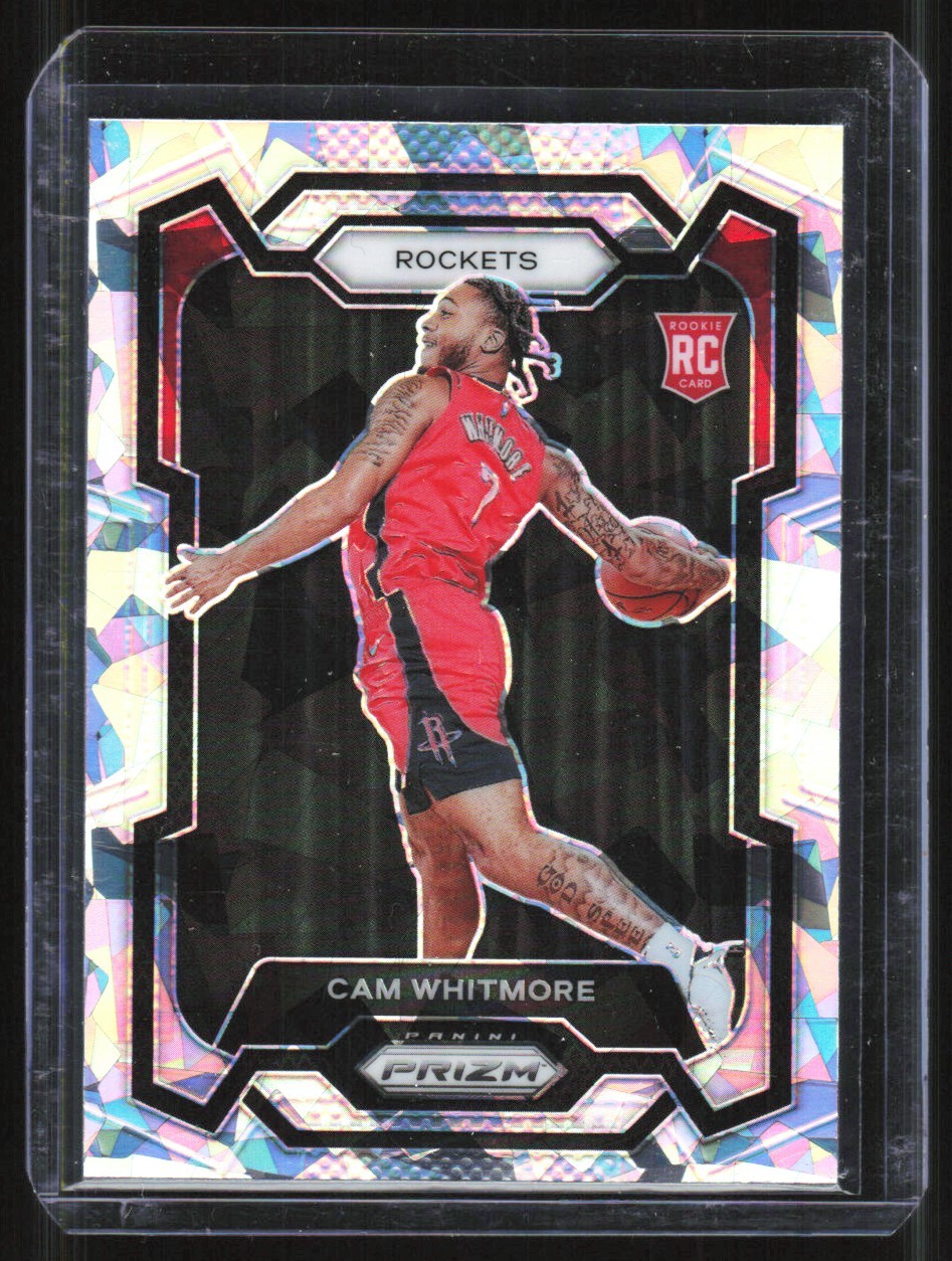 2023-24 Panini Prizm Silver Ice Cam Whitmore Rookie Houston Rockets #129