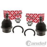 2X febi bilstein Traggelenke Unten Vorne Beidseitig Passend FÜR Toyota Fortuner